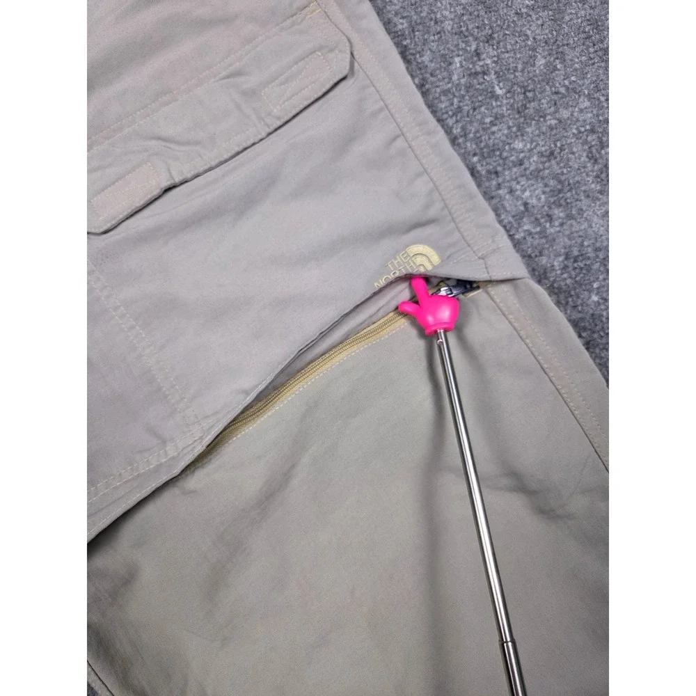 The North Face Convertible Hiking Pants Mens XL Gray Zip Off Cargo Trekking - Picture 6 of 12